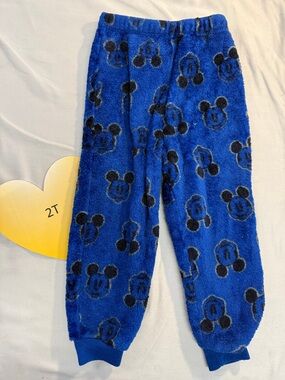 Disney - Mickey Mouse  - plush Joggers. Size 2/3